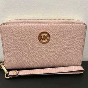 Michael Kors Pink Wallet/Wristlet